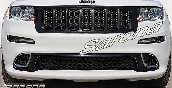 Custom Jeep Grand Cherokee  SUV/SAV/Crossover Front Bumper (2011 - 2013) - $690.00 (Part #JP-005-FB)